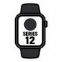 Apple Watch Series 12 GPS 42mm Negro con Correa Deportiva Negro (S/M)